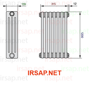 Радиатор IRSAP Tesi 41200/7 T23 CL 01